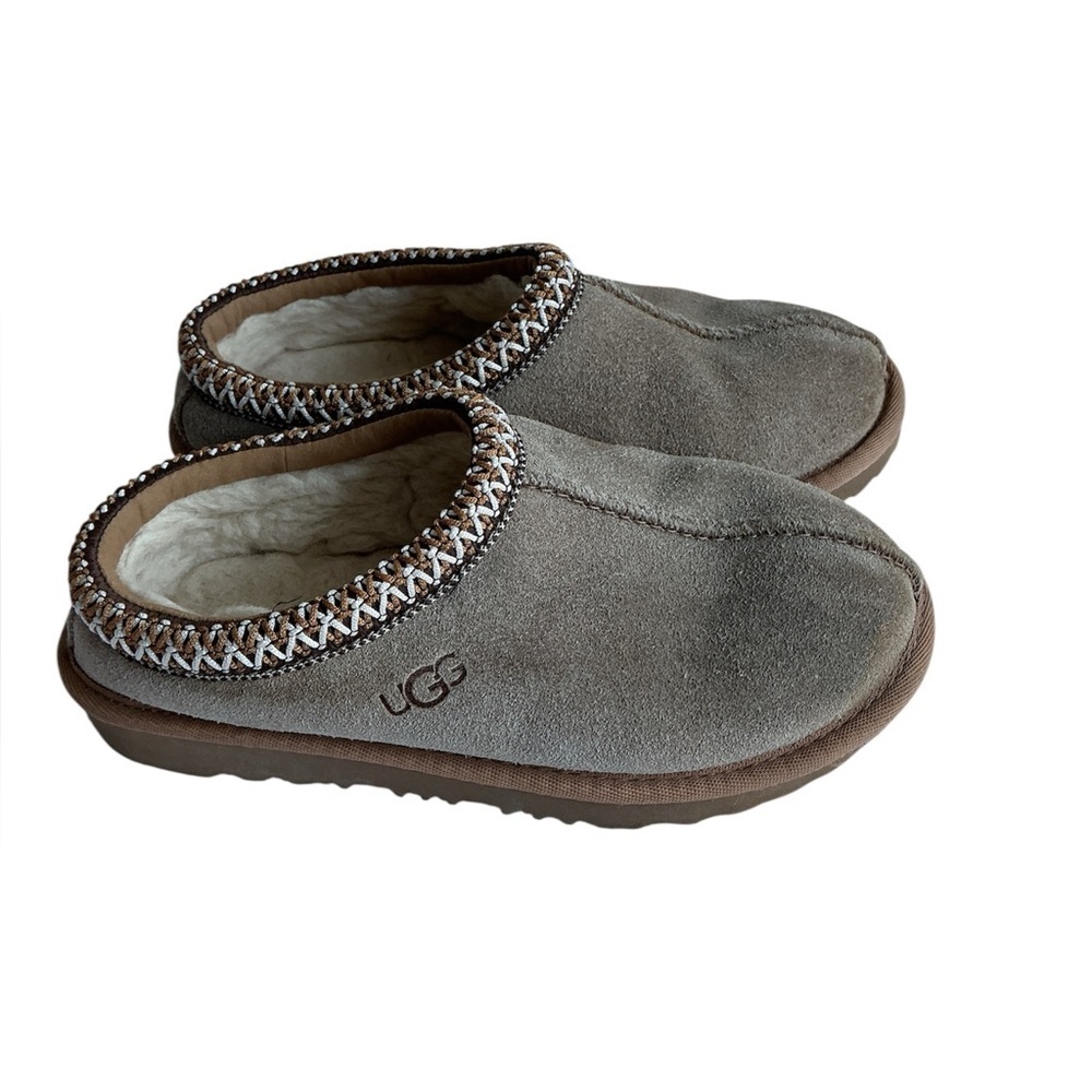 UGG Kids Tan and Brown Slippers